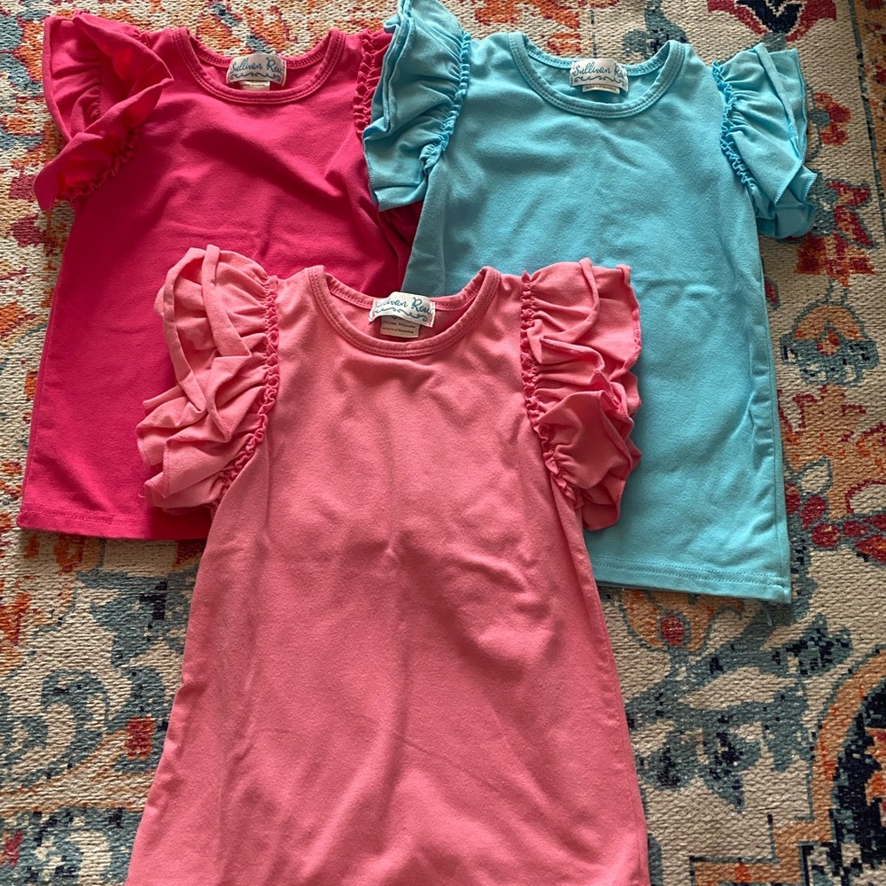 Toddler ruffled shirts